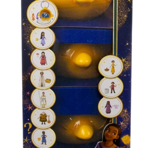 : 10 sealed Disney’s Wish Star Reveals Mini Doll Surprise, Keychain Compact - Picture 12 of 12